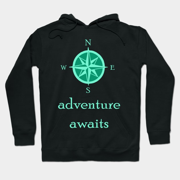 Adventure Awaits Hoodie by ckrickett